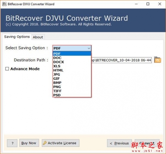 BitRecover DjVu Converter Wizard(DjVu文件转换器)V3.3.0 官方安装版