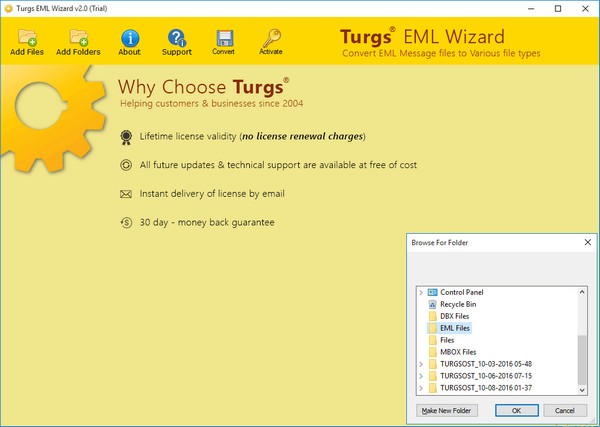 Turgs EML Wizard(EML文件转换工具) v2.0.0 官方安装版