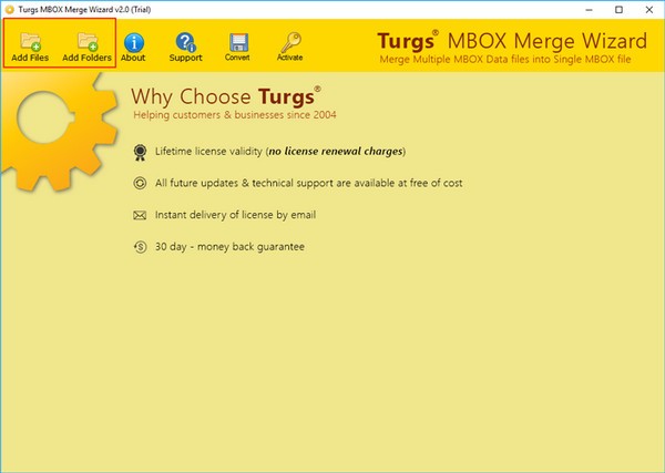 Turgs MBOX Merge Wizard(MBOX合并工具) v2.0.0 官方安装版