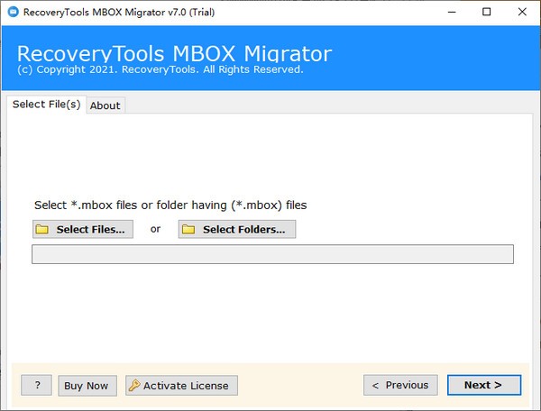 RecoveryTools MBOX Migrator(MBOX转换器工具) v7.2 官方安装版