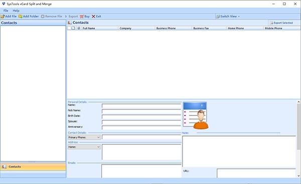 SysTools vCard Split and Merge(文件处理) v3.0 官方安装版