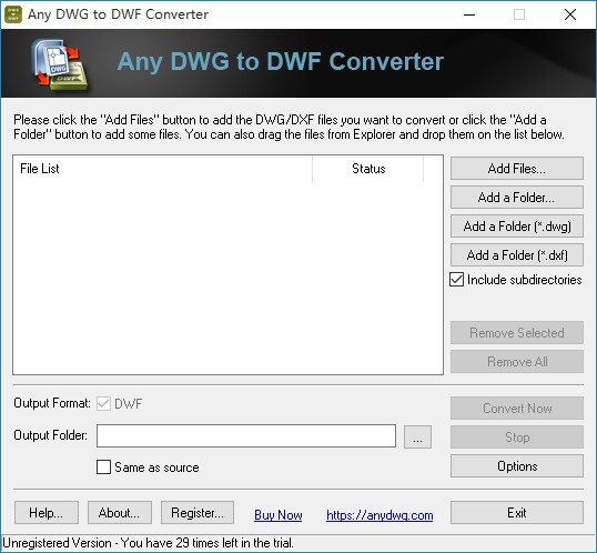 Any DWG to DWF Converter(DWG转DWF转换工具) v2020 官方安装版