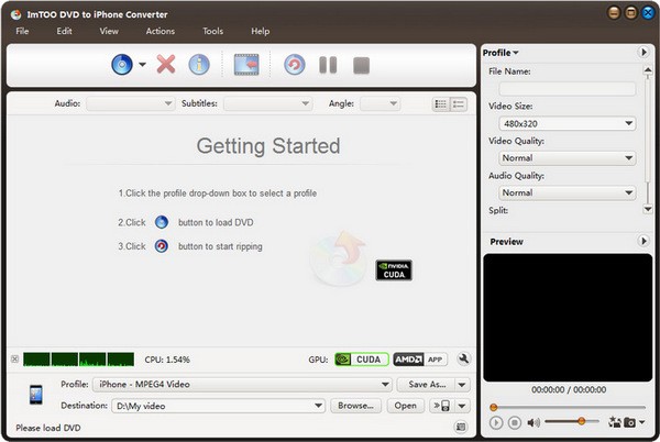 ImTOO DVD to iPhone Converter(DVD转iPhone转换软件) v7.8.24 免费安装版