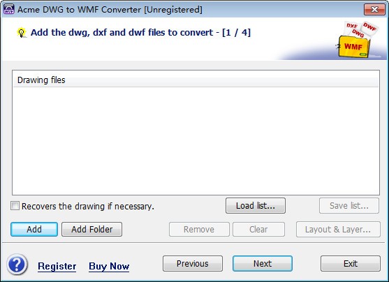 Acme DWG to WMF Converter(DWG转WMF软件) v5.9.6 官方安装版