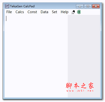 TekaGen CalcPad(智能计算记事本) v1.15 绿色版