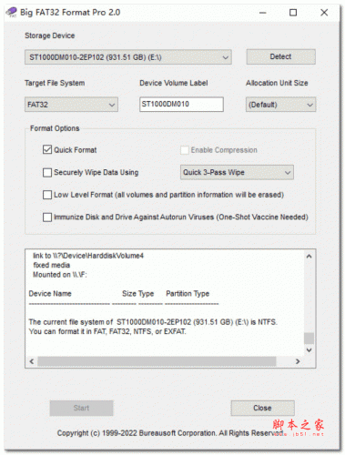 磁盘格式化软件 Big FAT32 Format Pro v2.0 破解英文版(附安装教程)
