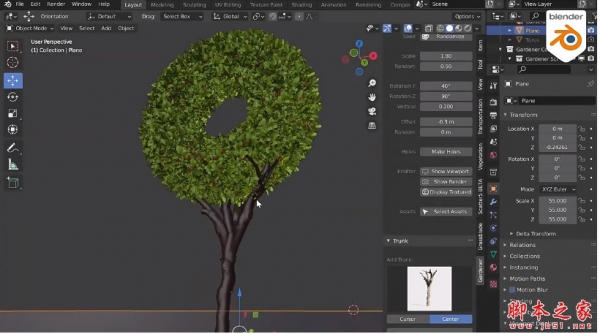 Blender真实花园灌木生成工具 Gardener Pro V3 免费专业版