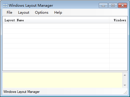 Windows Layout Manager(窗口布局保存软件) v1.1.0.0 绿色免费版