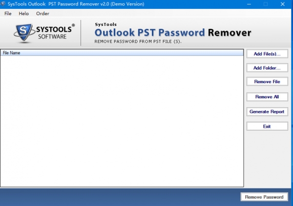 SysTools PST Password Remover(PST密码移除工具) v4.0 免费安装版