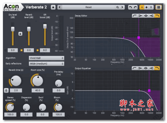 Acon Digital Verberate混响环绕音插件 v2.2.0 破解免费版