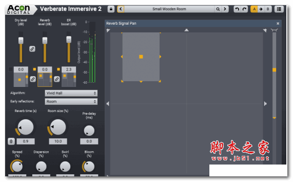 3D混响环绕音插件Acon Digital Verberate Immersive v2.1.1 破解免费版(附破解补丁)