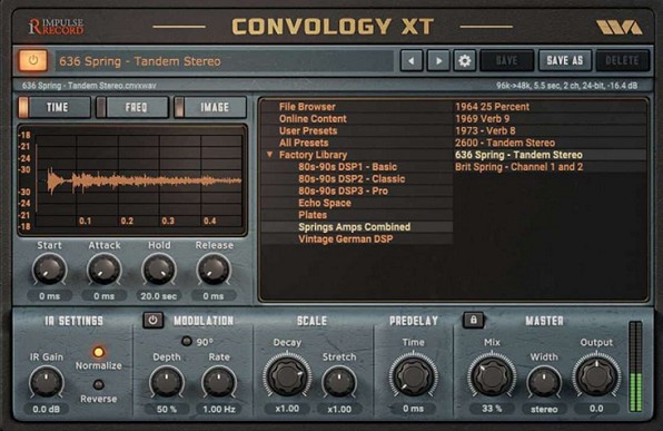 Convology XT(混响效果器插件工具) v1.12 免费安装版