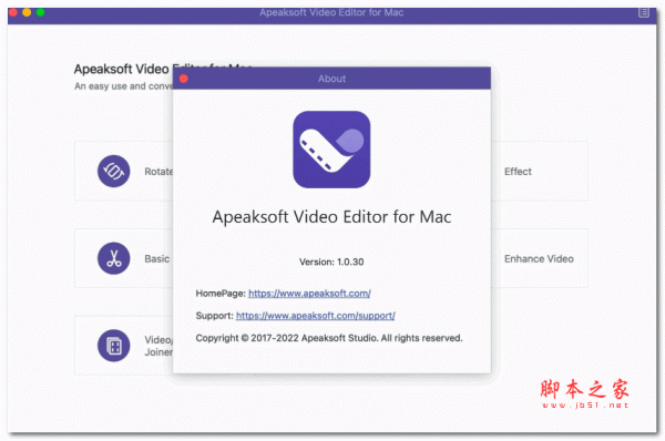 Apeaksoft Video Editor for Mac(视频编辑处理软件) v1.0.30 激活版