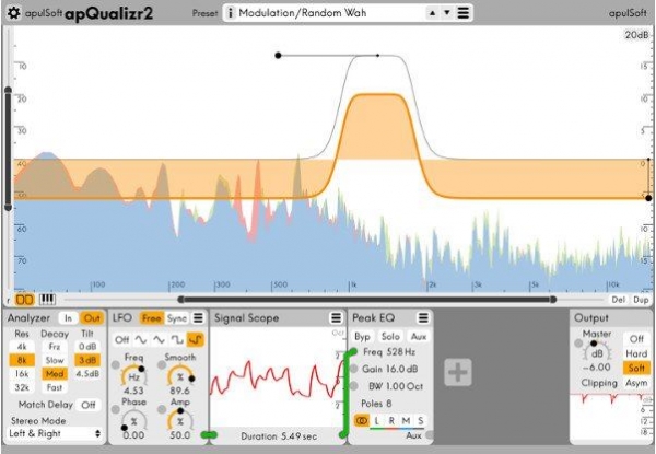 apulSoft apQualizr(多频段均衡器音频插件) v2.5.0 破解安装版 附激活教程