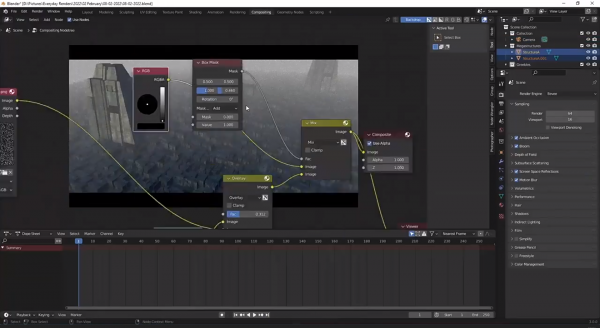 Blender遮罩笔刷数字绘景插件Blender Market – MattePainter v1.0.3 免费版