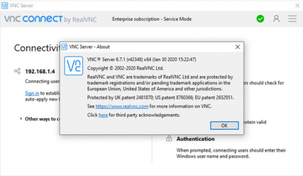 PC远程桌面控制VNC Connect Enterprise v7.0.1 企业破解版(附补丁+教程)