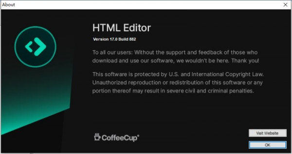 Coffeecup HTML Editor激活补丁 v17.0.882 附破解教程