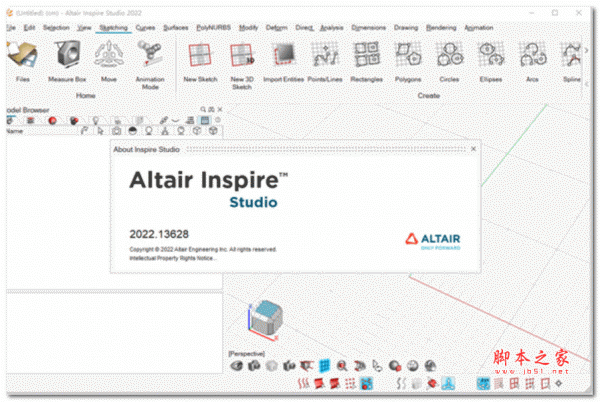 Altair Inspire Studio 2022 破解安装版(附破解文件+安装教程)