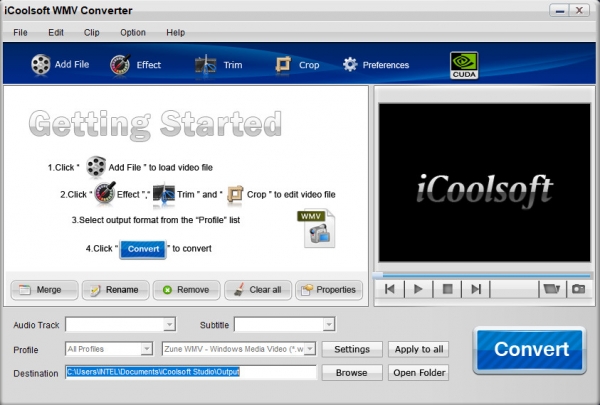 iCoolsoft WMV Converter(WMV视频格式转换器) v3.1.12 官方安装版