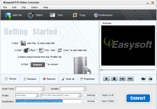 4Easysoft PS3 Video Converter(PS3视频格式转换器) v1.0 官方安装版