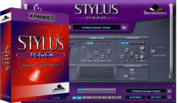 四巨头节奏合成器豪华版Spectrasonics Stylus RMX v1.10.2d 安装破解版(附注册机)