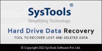 SysTools Hard Drive Data Recovery激活补丁 v18.2 附激活教程