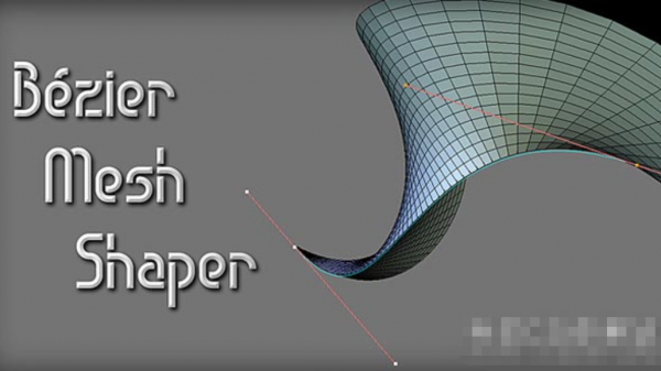 Blender曲线控制网格变形建模插件Bezier Mesh Shaper v0.9.59 免费版