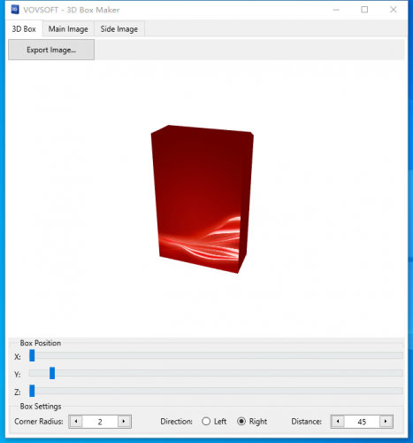 VOVSOFT 3D Box Maker(3D盒子包装设计工具) v1.0 官方安装版