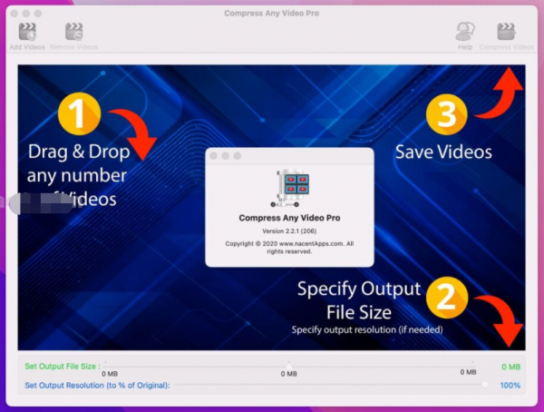 Compress Any Video PRO for Mac(视频压缩工具) v2.2.1 直装激活版
