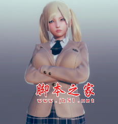 AI少女高中校服黑色过膝袜美少女MOD 免费版