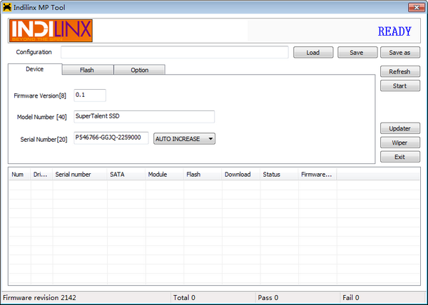 Indilinx MP Tool(Indilinx硬盘开卡软件) v0.0.0.1 官方安装版