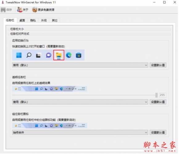 Windows11调整工具 TweakNow WinSecret plus for Windows 11 2.5 中文注册版