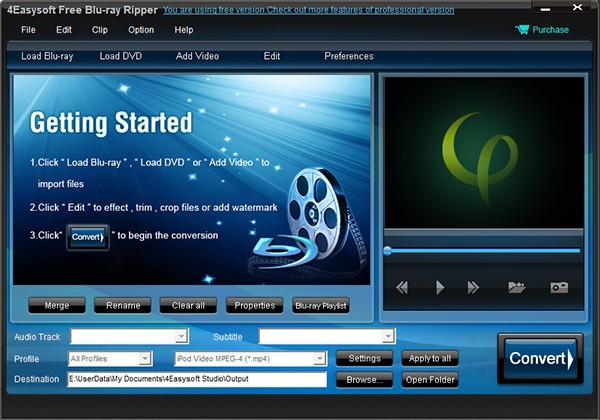 4Easysoft Free Blu-ray Ripper(视频翻录软件) v3.1.36 免费安装版