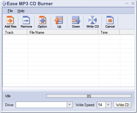 Ease MP3 CD Burner(光盘刻录软件) v1.60 官方安装版