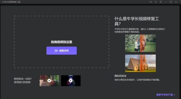 牛学长视频修复工具 v1.8.1 官方安装版