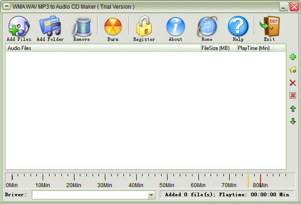 WMA WAV MP3 to Audio CD Maker下载