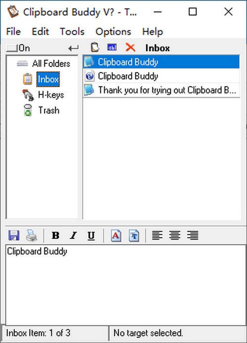 Clipboard Buddy(网络文本编辑软件) v3.3.5 官方安装版