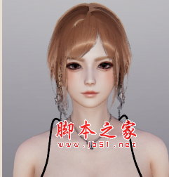 AI少女黑色低领连衣裙金发御姐MOD(金色短发女性) 免费版