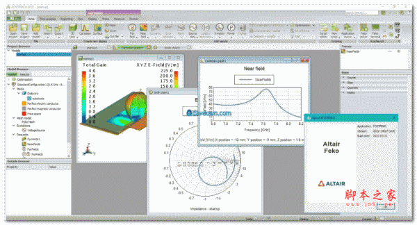 专业电磁场分析设计软件Altair HW FEKO 2022.0.2 破解版 64位
