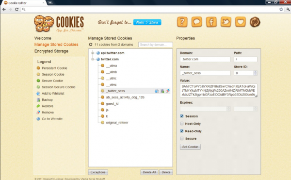 Cookie Editor - Cookie管理编辑器 v2.1.0.0 Chrome扩展插件