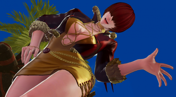 拳皇15夏尔米红色皮衣金色短裙形象MOD 免费版