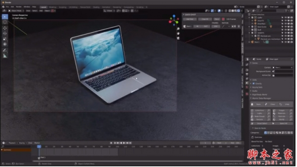 Quick Shot摄像机镜头动画制作Blender插件 Qshot 2.0.9 中文免费版