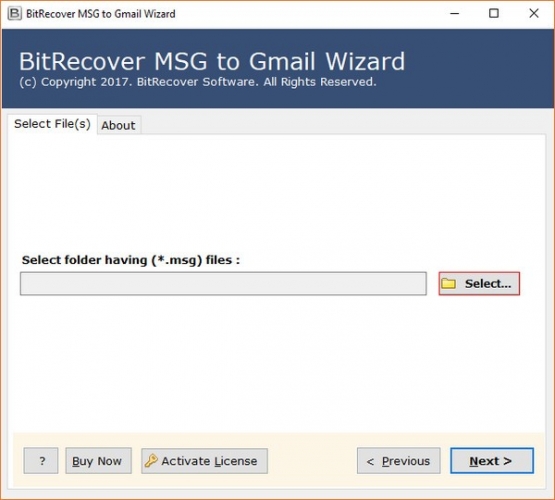 BitRecover MSG to Gmail(WizardMSG到Gmail迁移软件) v7.1.0.0 官方安装版