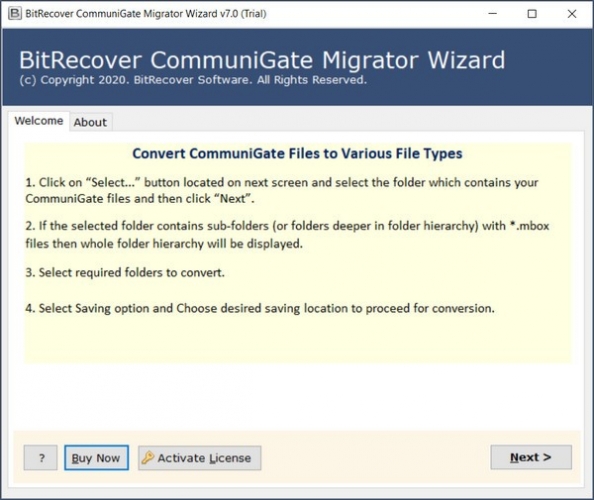 BitRecover CommuniGate Migrator Wizard(邮件迁移软件) v7.8.0 官方安装版