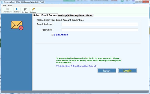 RecoveryTools Office 365 Backup Wizard(邮件迁移软件) v6.7 官方安装版