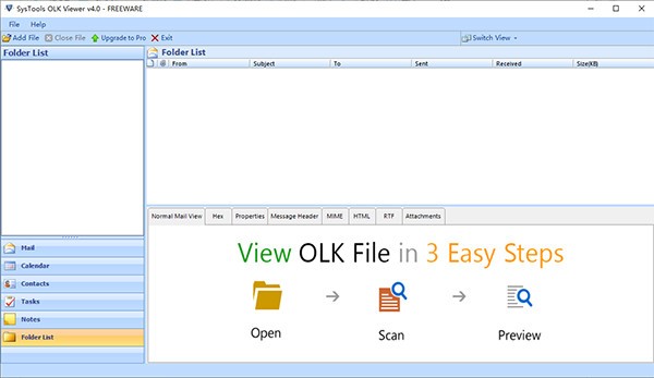 SysTools OLK Viewer(邮件查看软件) v4.0 官方安装版