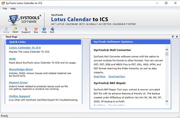 SysTools Lotus Calendar To ICS(邮件日历处理工具) v1.0 官方安装版