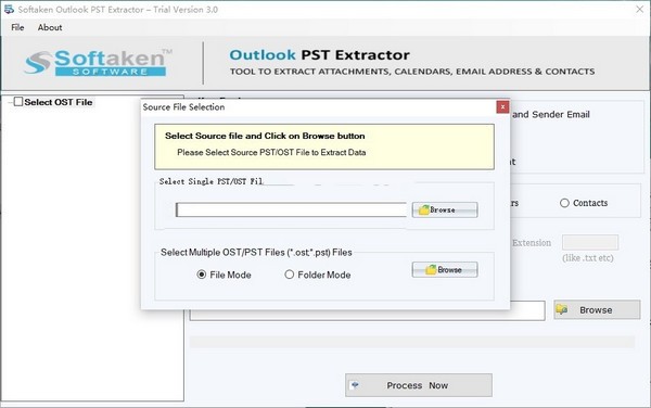 Softaken Outlook PST Extractor(PST提取软件) v3.0 官方安装版