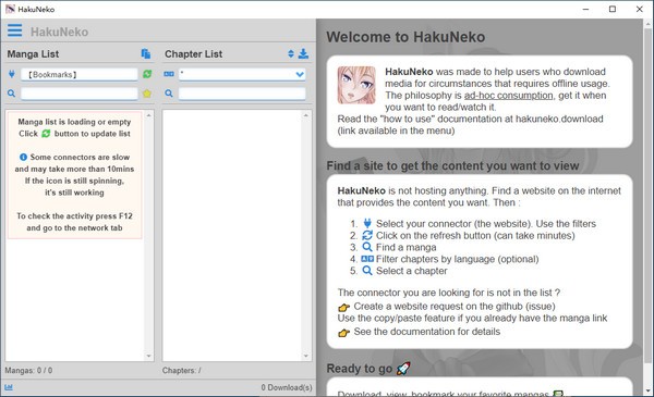 HakuNeko(漫画动画下载软件) v6.1.7 官方安装版