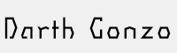 Darth Gonzo英文科技字体
